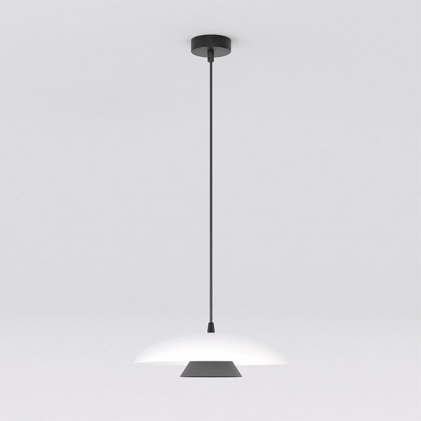 Závěsné svítidlo BABEL 1 – bílé / černé, 1× GX53, šířka 30 cm