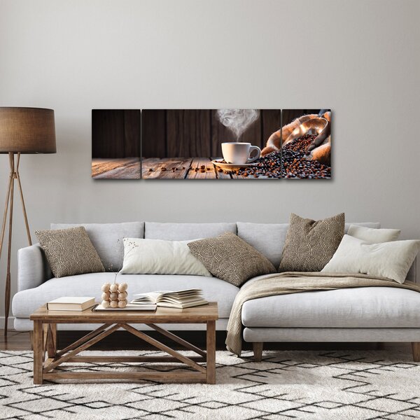 Obraz - Čas na kávu (170x50 cm)