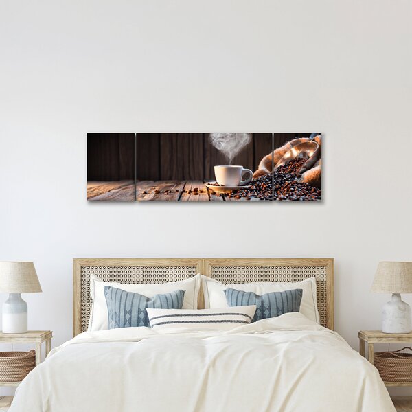 Obraz - Čas na kávu (170x50 cm)