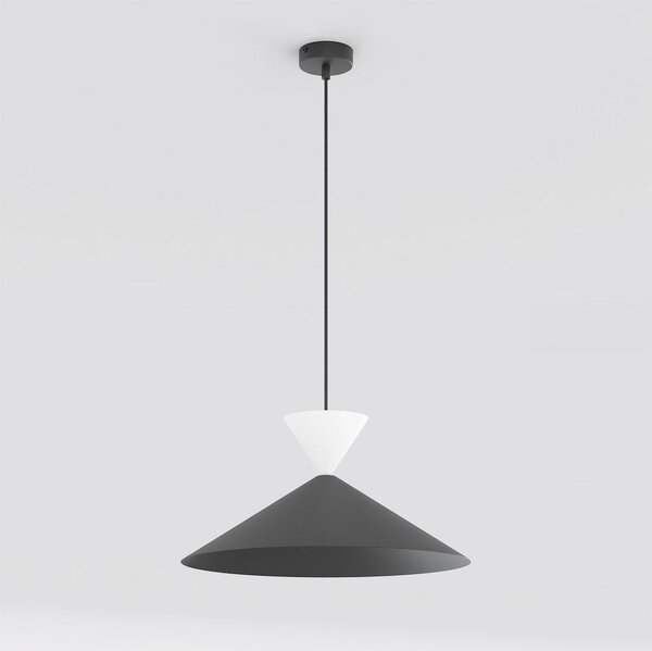 Závěsné svítidlo RALF 1M – černé / bílé, 1× GX53, šířka 40 cm