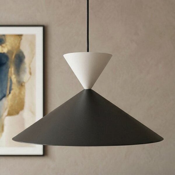 Závěsné svítidlo RALF 1M – černé / bílé, 1× GX53, šířka 40 cm