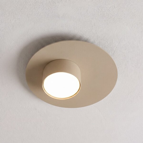 Stropní svítidlo BOLX 1 – moka, 1× GX53, šířka 20 cm