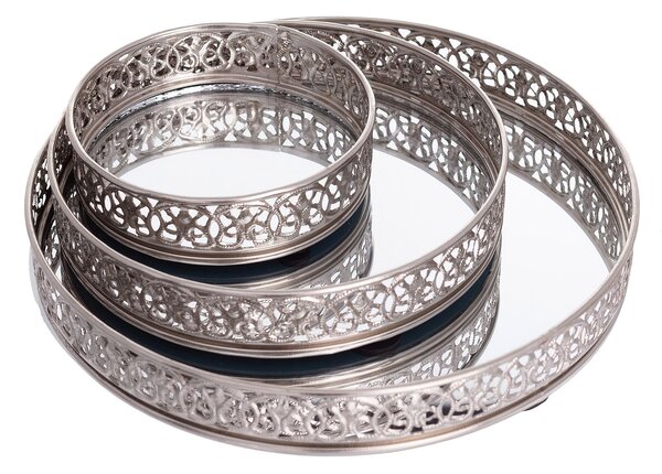 Sada podnosů Judith 3ks silver