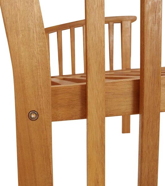 Zahradní lavice 119 cm masivní akáciové dřevo 310259