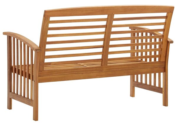 Zahradní lavice 119 cm masivní akáciové dřevo 310259