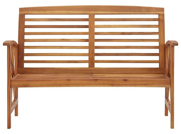 Zahradní lavice 119 cm masivní akáciové dřevo 310269