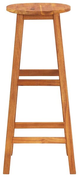 Barové stoličky 4 ks masivní akáciové dřevo 310285