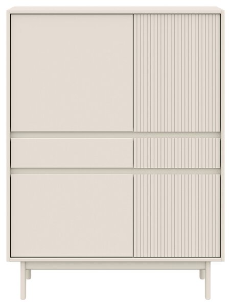 VYSOKÁ KOMODA, pinie, kašmírová, 102/136/42 cm Livetastic - Vysoké komody, Online Only
