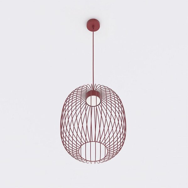 Závěsné svítidlo MANTRA 1 – vínové, 1× GX53, šířka 33 cm