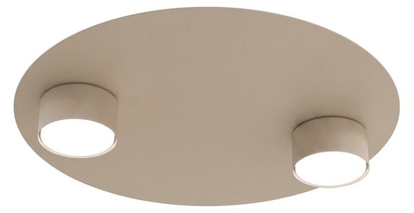 Stropní svítidlo BOLX 2 – moka, 2× GX53, šířka 40 cm