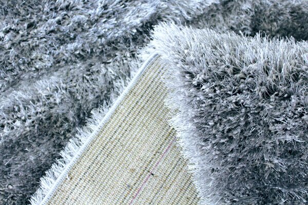 Berfin Dywany, Kusový koberec Seven Soft 7901 Grey, 160x220, šedá, obývací pokoj