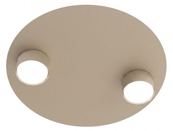 Stropní svítidlo BOLX 2 – moka, 2× GX53, šířka 40 cm