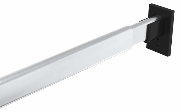 Teleskopické šatní tyče 4 ks stříbrné 58–100 cm 3102979