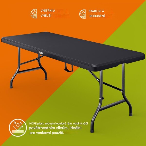 Deuba Pivní set 183 cm - antracit