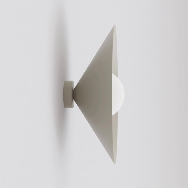 Nástěnné svítidlo MONO K1M – moka, opálové sklo, 1× E14, šířka 40 cm