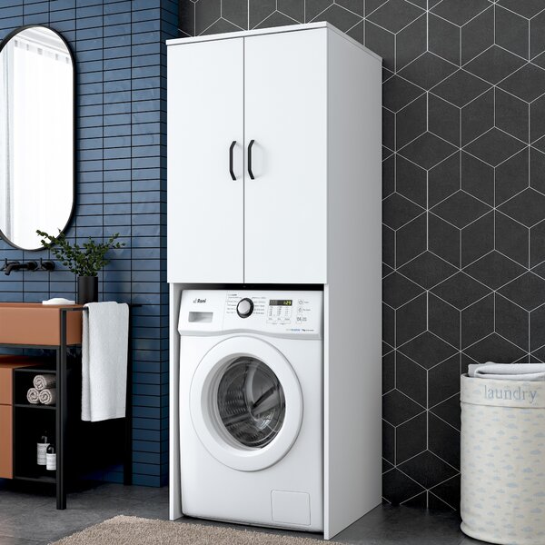 Kalune Design Koupelnová skříňka nad pračku KD110 bílá