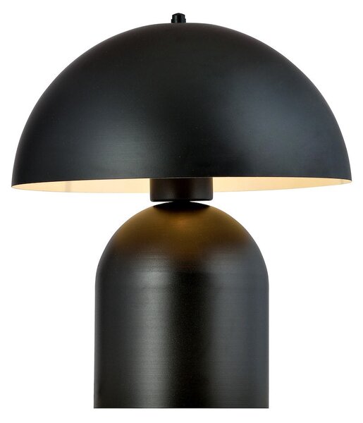 Stolní lampa KAVA LN1 – černá, 1× E27, šířka 30 cm