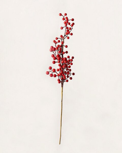Dekorativní větvička Cranberry 66 cm
