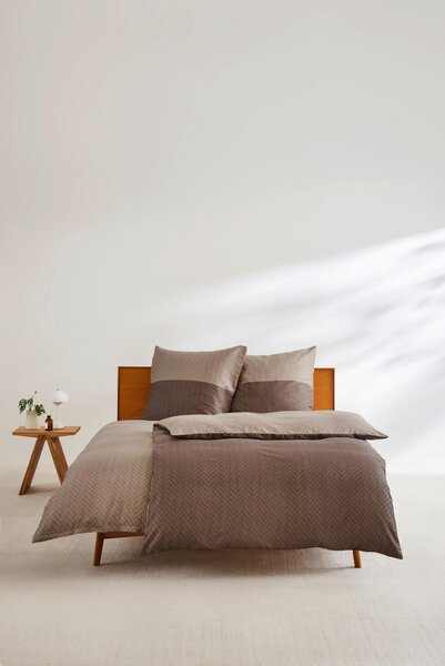 POVLEČENÍ, makosatén, hnědá, 135/200 cm S. Oliver - Online Only povlečení, Online Only