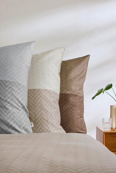 POVLEČENÍ, makosatén, šedá, 135/200 cm S. Oliver - Online Only povlečení, Online Only