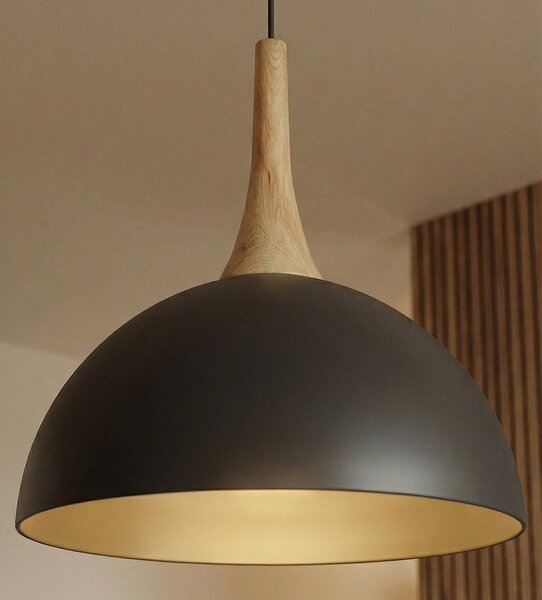 Závěsné svítidlo NAUTICA 1S – černé, 1× GX53, šířka 30 cm