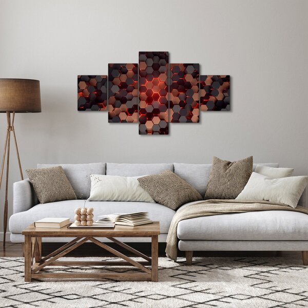 Obraz - Futuristická abstrakce (125x70 cm)
