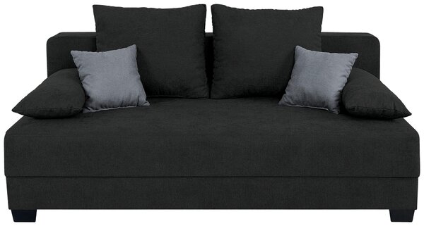 ROZKLÁDACÍ POHOVKA, textil, kompozitní dřevo, černá P & B - Rozkládací sedačky, Online Only