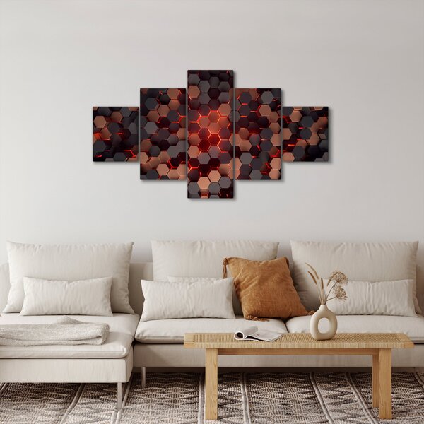 Obraz - Futuristická abstrakce (125x70 cm)