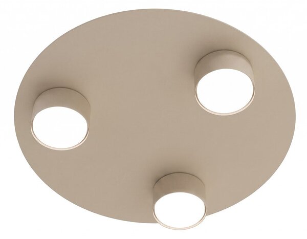Stropní svítidlo BOLX 3 – moka, 3× GX53, šířka 40 cm