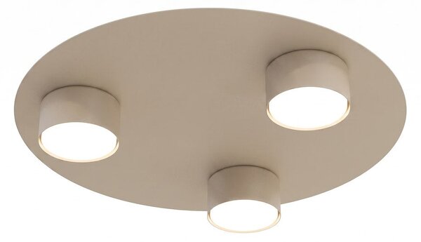 Stropní svítidlo BOLX 3 – moka, 3× GX53, šířka 40 cm