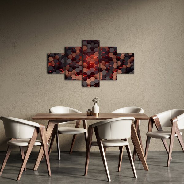 Obraz - Futuristická abstrakce (125x70 cm)