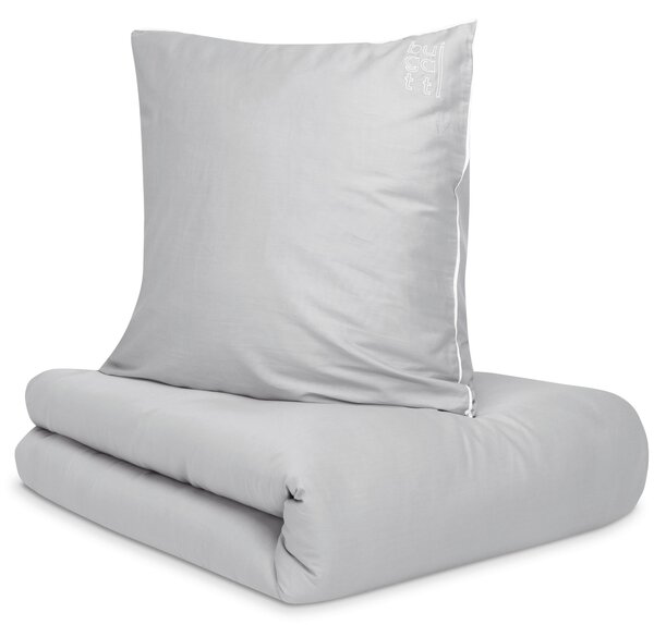 POVLEČENÍ, makosatén, barvy stříbra, 155/220 cm Bugatti - Online Only povlečení, Online Only