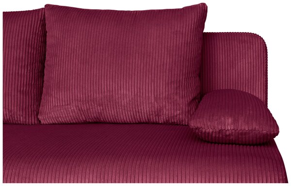 ROZKLÁDACÍ POHOVKA, textil, kompozitní dřevo, červená P & B - Rozkládací pohovky, Online Only