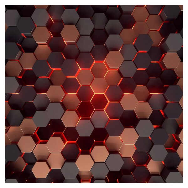 Obraz - Futuristická abstrakce (30x30 cm)
