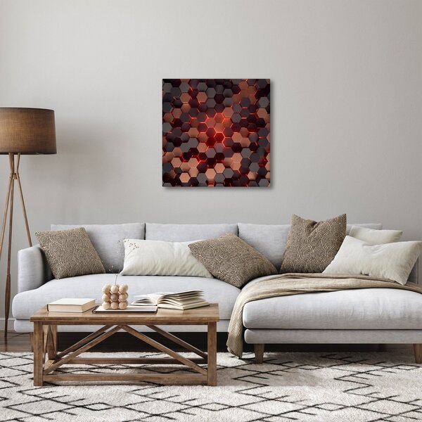Obraz - Futuristická abstrakce (30x30 cm)