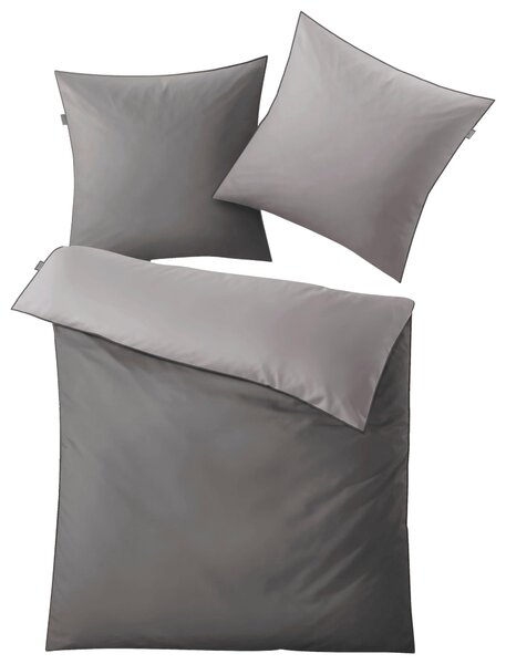 OBOUSTRANNÉ POVLEČENÍ, makosatén, šedá, 135/200 cm Kleine Wolke - Online Only povlečení, Online Only