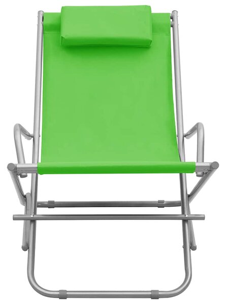 Houpací křesla 2 ks ocel zelená 310339