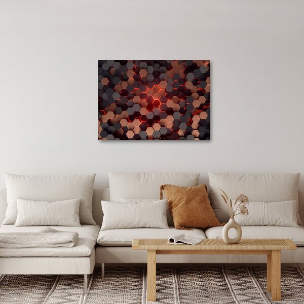 Obraz - Futuristická abstrakce (70x50 cm)