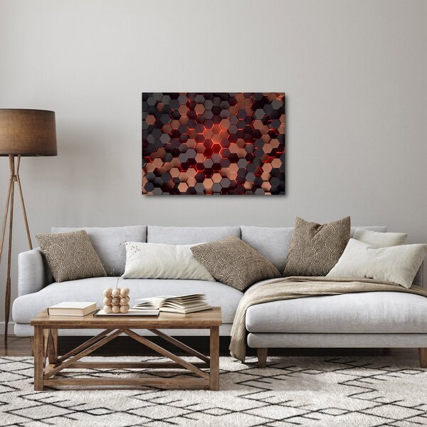 Obraz - Futuristická abstrakce (70x50 cm)
