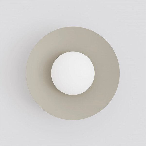 Nástěnné svítidlo MONO K1S – moka, opálové sklo, 1× E14, šířka 30 cm