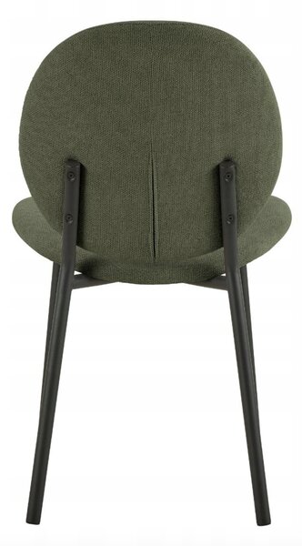 Actona Jídelní set Wicklow 140 cm šedý mramor/zelený