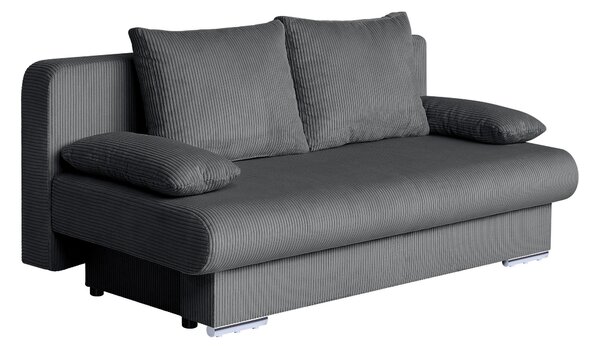 ROZKLÁDACÍ POHOVKA, textil, kompozitní dřevo, tmavě šedá P & B - Rozkládací pohovky, Online Only