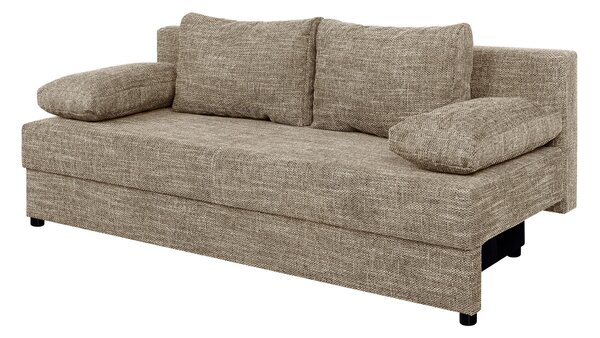 ROZKLÁDACÍ POHOVKA, textil, kompozitní dřevo, cappuccino P & B - Rozkládací pohovky, Online Only