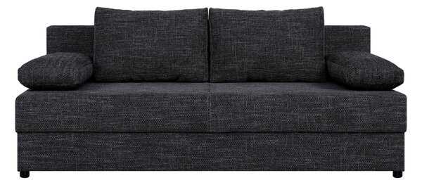 ROZKLÁDACÍ POHOVKA, textil, kompozitní dřevo, černá P & B - Rozkládací pohovky, Online Only