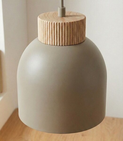 Závěsné svítidlo VIGO 1 – moka, 1× E27, šířka 18 cm