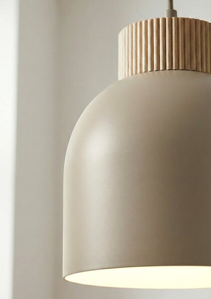 Závěsné svítidlo VIGO 1 – moka, 1× E27, šířka 18 cm