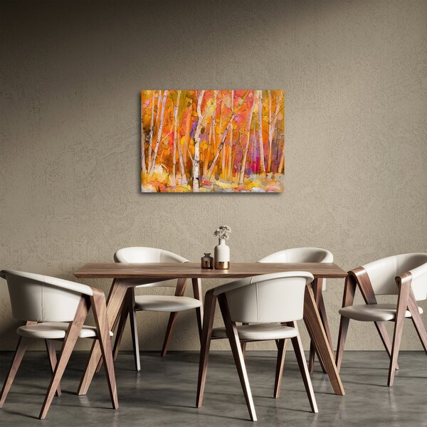 Obraz - Podzimní les (70x50 cm)