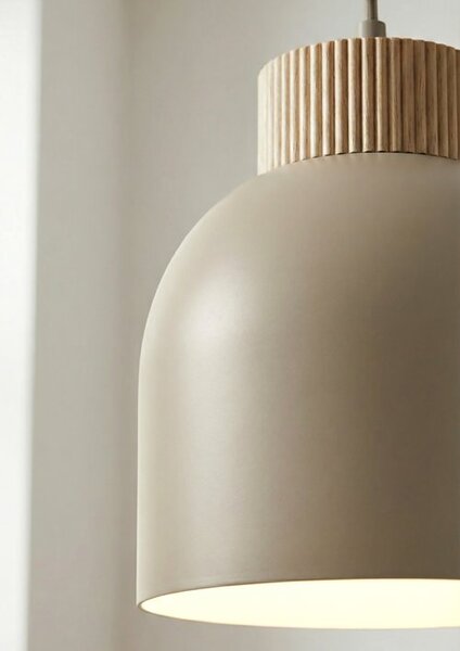 Závěsné svítidlo VIGO 1 – moka, 1× E27, šířka 18 cm