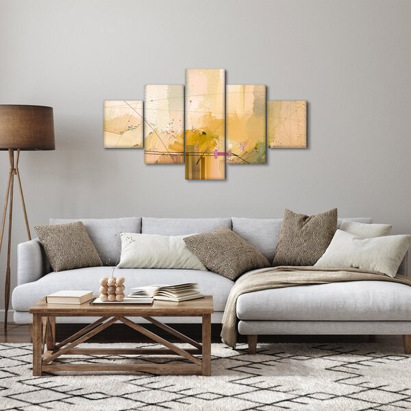 Obraz - Abstrakce, olejomalba (125x70 cm)