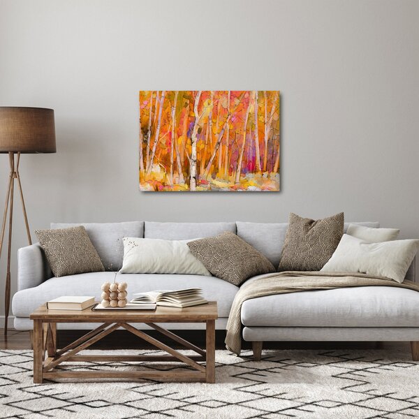 Obraz - Podzimní les (70x50 cm)
